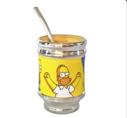 Mate tradicional con bombilla